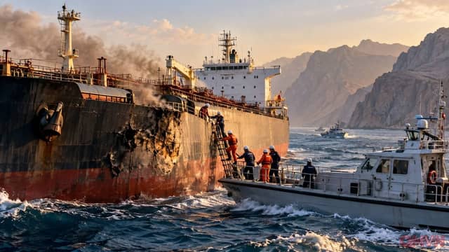 Vụ tấn công MT On Peace ở Eo biển Hormuz khiến 12 thủy thủ bị thương, làm dấy lên nỗi lo mới về an toàn hàng hải