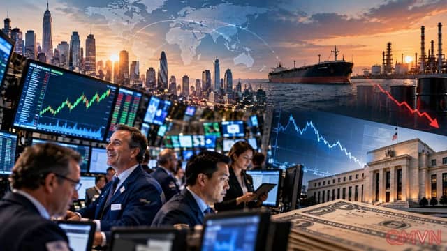 Chứng khoán thế giới đi lên khi dầu và lợi suất hạ nhiệt, AI tiếp tục nâng kỳ vọng lợi nhuận