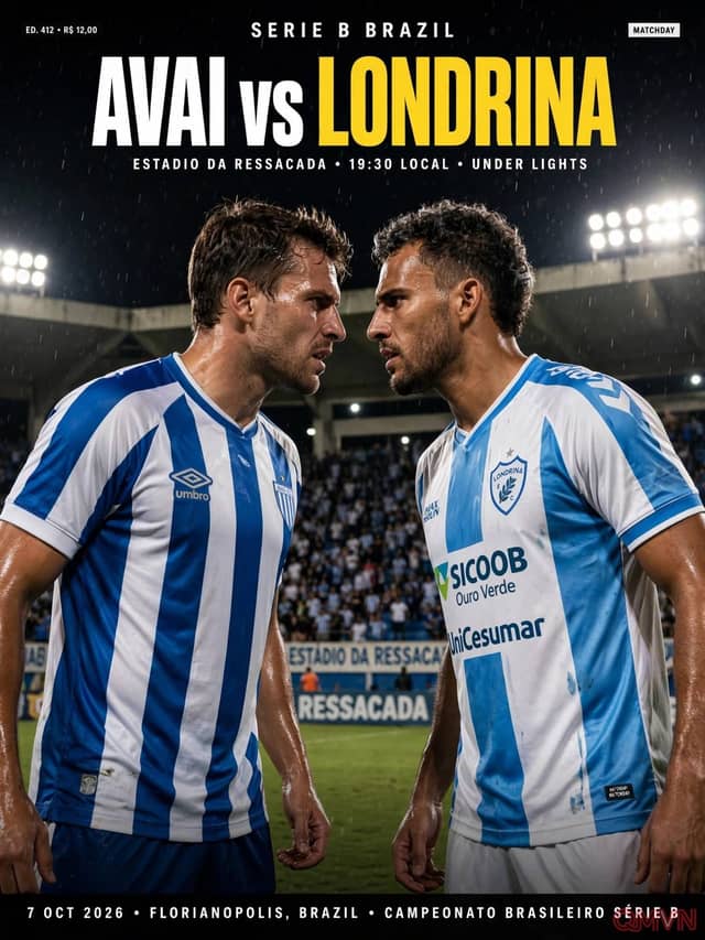 Avaí đấu Londrina ở vòng 32 Série B: trận cầu sáu điểm giữa hai đội trong nhóm xuống hạng tại Ressacada, Vagner Love gánh hy vọng của chủ nhà đã bảy vòng không thắng