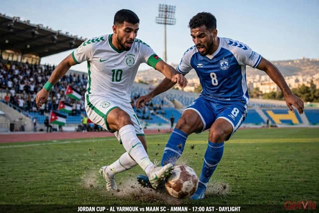 Al Yarmouk đấu Ma’an SC: hai đội hạng Nhất cùng bất bại tranh tấm vé vào vòng 16 đội Jordan Cup trong trận đấu loại trực tiếp một lượt
