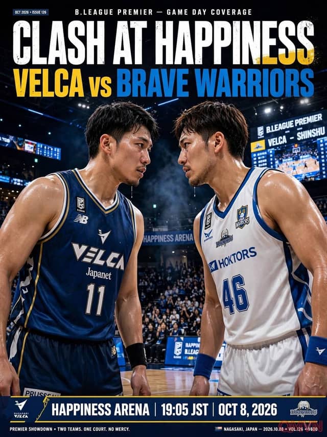 Nagasaki Velca đại chiến Shinshu Brave Warriors tại Happiness Arena: Lối chơi tốc độ bão táp thách thức bức tường phòng ngự B.League Premier