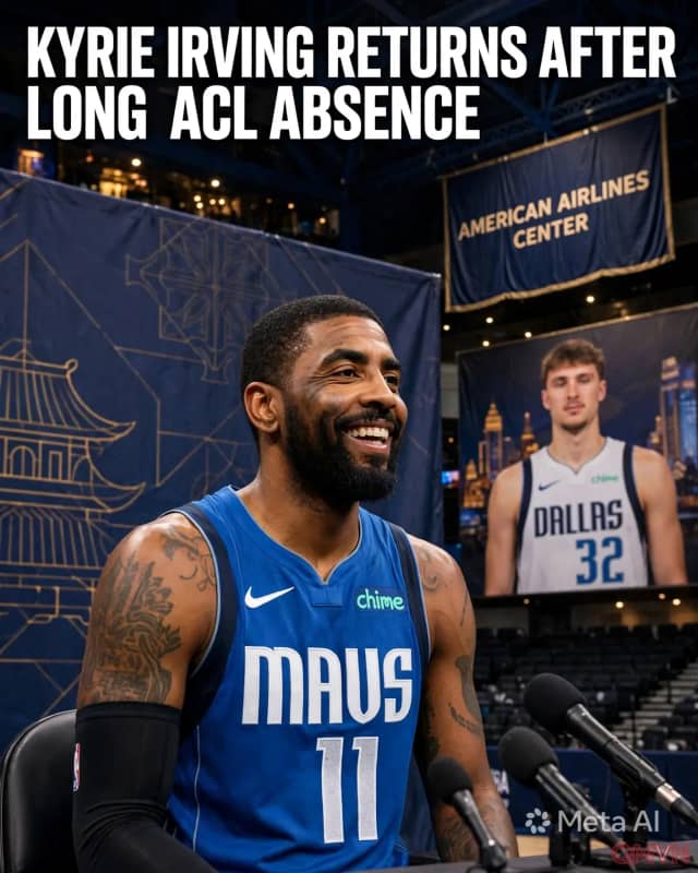 Màn tái xuất kỳ diệu của nghệ sĩ bóng rổ Kyrie Irving: Khát vọng hồi sinh của Dallas Mavericks sau 19 tháng rời xa sàn đấu