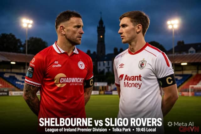 Shelbourne đấu Sligo Rovers: John Russell tái ngộ đội bóng cũ trong đêm Sligo buộc phải thắng tại Tolka Park để nuôi hy vọng trụ hạng
