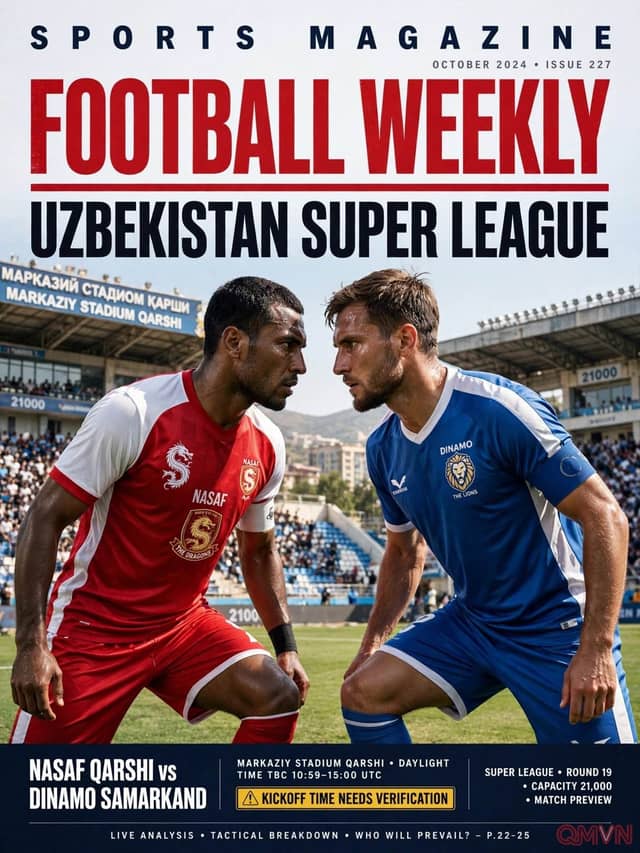 Nasaf Qarshi vs Dinamo Samarkand: Bầy rồng thăng hoa trên sân nhà đấu khách cứng đầu, cuộc đua top 4 Uzbekistan Super League nóng rực vòng 23