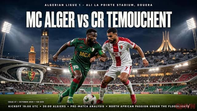 MC Alger vs CR Témouchent: Bản lĩnh nhà đương kim vô địch trước bức tường thép kiên cường Algerian Ligue 1