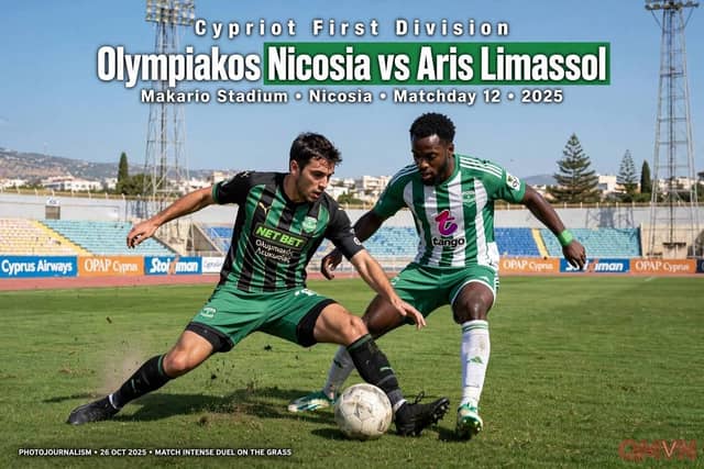 Nhận định Olympiakos Nicosia vs Aris Limassol tại Cypriot First Division: Sức nóng chảo lửa Makario Stadium, thử thách trụ hạng và bản lĩnh ứng viên vô địch