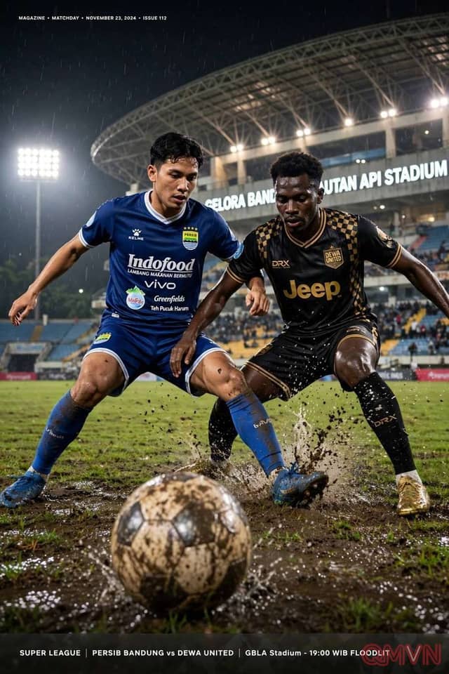Persib Bandung Đối Đầu Dewa United Tại Liga 1 Indonesia: Chảo Lửa Gelora Bandung Lautan Api Thử Thách Bản Lĩnh Nhóm Bám Đuổi