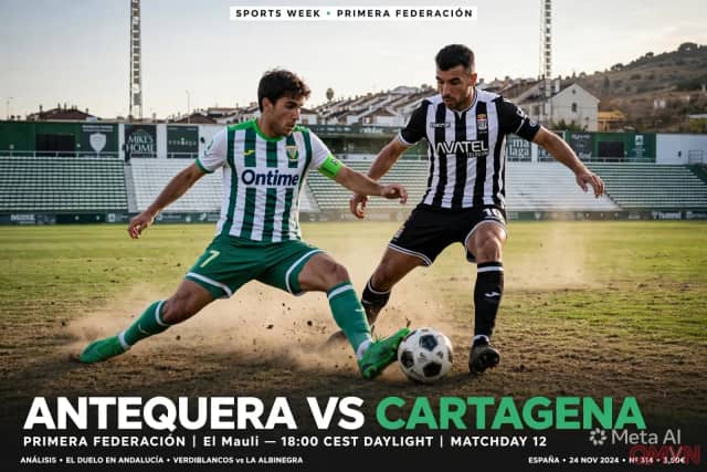 Antequera chạm trán Cartagena tại Primera Federación trong trận cầu rực lửa quyết định tham vọng thăng hạng.