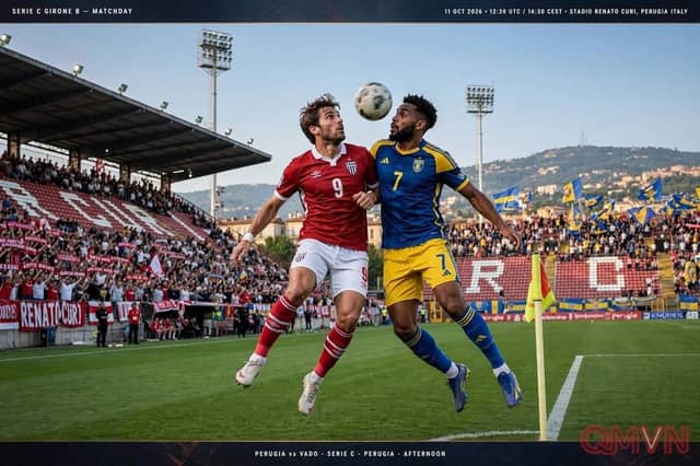 Perugia quyết đấu Vado tại Serie C Cúp Ý: Thử thách cam go của cựu binh Serie A trước hiện tượng quả cảm trên thánh địa Renato Curi