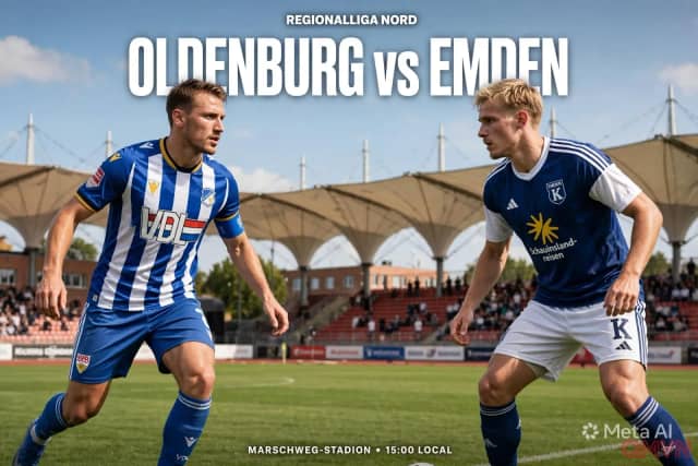 VfB Oldenburg chạm trán Kickers Emden tại Regionalliga Nord trong trận derby rực lửa quyết định tham vọng thăng hạng.