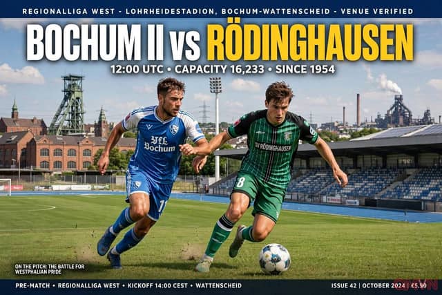 VfL Bochum II chạm trán Rödinghausen tại giải Regionalliga West trong trận cầu rực lửa quyết định tham vọng thăng hạng.