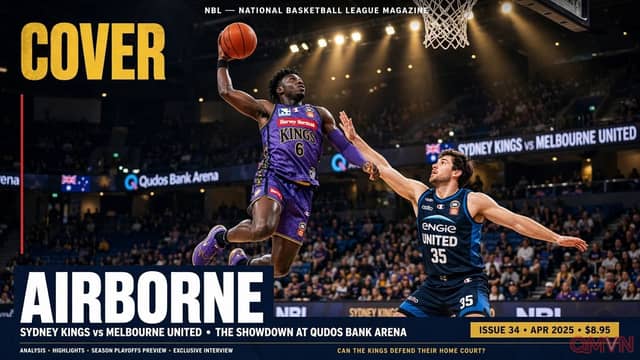 Sydney Kings nghênh đón Melbourne United tại Qudos Bank Arena: Đại chiến kinh điển NBL khẳng định quyền lực và trật tự giải bóng rổ Úc