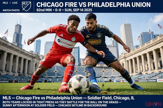 Chicago Fire vs Philadelphia Union: Chảo Lửa Soldier Field Rực Cháy Quyết Đấu Tấm Vé Play-off MLS