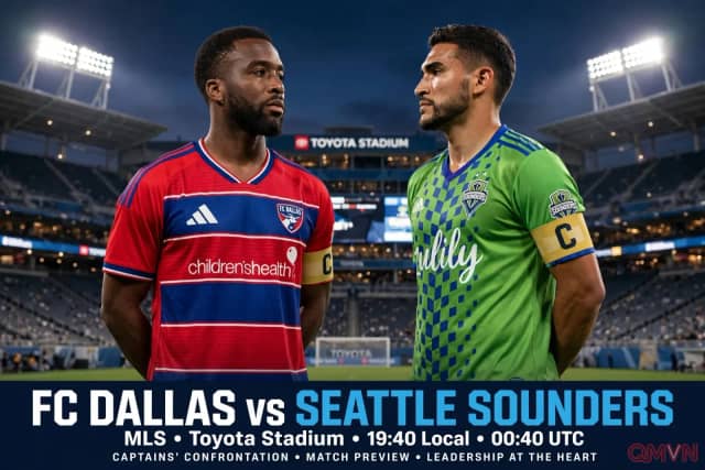FC Dallas vs Seattle Sounders: Đại chiến sáu điểm miền Tây tại Toyota Stadium, Petar Musa đối đầu cỗ máy chín trận bất bại của Albert Rusnák