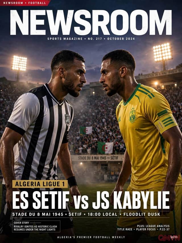 ES Sétif vs JS Kabylie: Đại chiến kinh điển Algeria tại Stade du 8 Mai 1945, chủ nhà khao khát phục hận sau trận thua 1-5 mùa trước