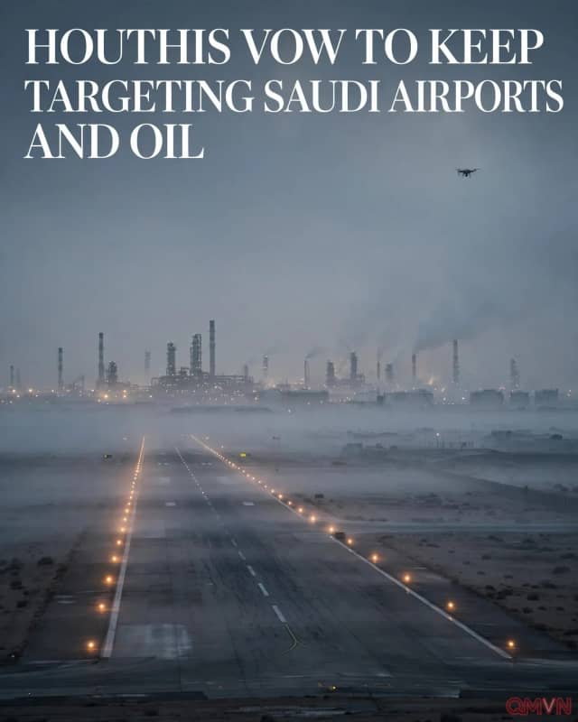 Houthi tuyên bố tiếp tục nhắm vào sân bay và cơ sở dầu mỏ Saudi Arabia, trái tim ngành năng lượng Aramco bị tấn công