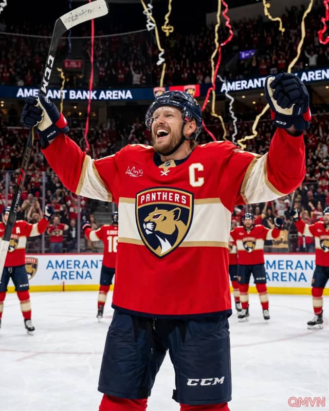 Brady Tkachuk lập hat-trick thứ hai liên tiếp, kết thúc bằng bàn thắng hiệp phụ giúp Florida Panthers ngược dòng hạ Vancouver Canucks
