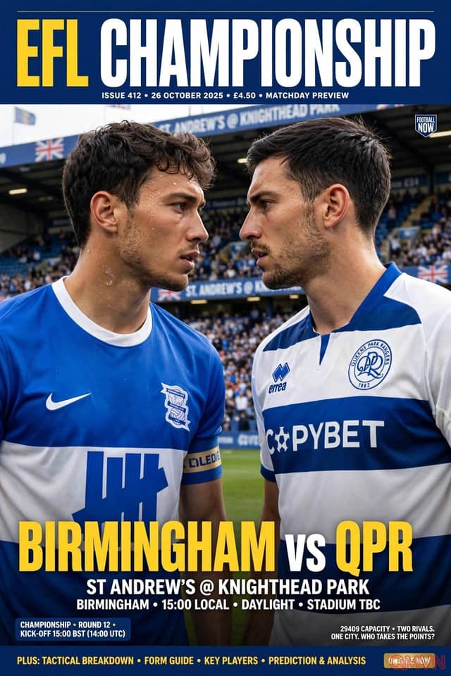 Nhận định Birmingham City vs QPR giải Hạng Nhất Anh: Thử lửa tại St Andrew và bài toán bẻ gãy khối phòng ngự rình rập