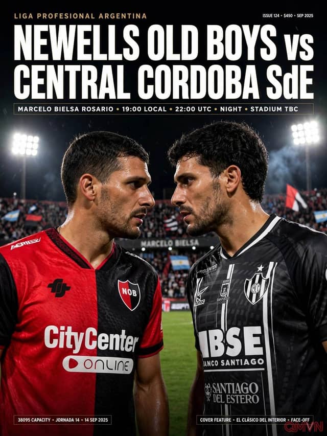 Newells Old Boys đối đầu Central Cordoba de Santiago del Estero tại Giải Vô Địch Quốc Gia Argentina khi ngọn lửa tấn công rực cháy thử thách bức tường phòng ngự kiên cường.