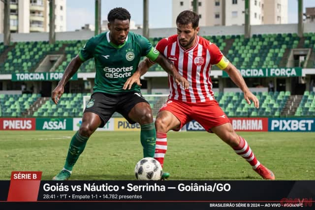 Goias đại chiến Nautico tại Giải Hạng 2 Brazil khi tham vọng thăng hạng Serie A thử thách pháo đài phòng ngự kiên cường xứ Đông Bắc.