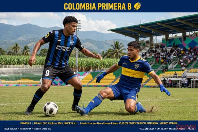 Independiente Valle del Cauca đại chiến Boca Juniors de Cali tại giải Hạng Nhì Colombia: Rực lửa derby Valle tại pháo đài Rivera Escobar