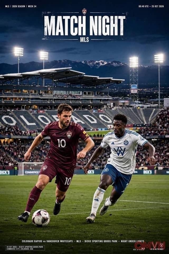 Colorado Rapids đại chiến Vancouver Whitecaps tại MLS: Lợi thế độ cao Dick's Sporting Goods Park và cuộc đua sinh tử miền Tây