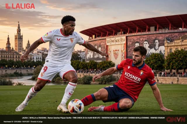 Sevilla FC đại chiến CA Osasuna tại La Liga: Chảo lửa Sánchez-Pizjuán rực cháy trước pháo đài Navarra