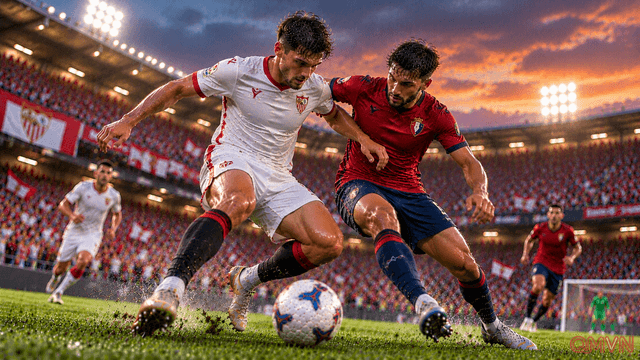 Sevilla tiếp Osasuna tại Sánchez-Pizjuán: Cuộc đấu của bản lĩnh sân nhà và khát vọng trở lại đường đua LaLiga