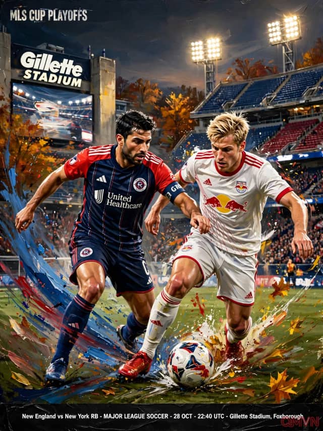 New England Revolution vs New York Red Bulls: đội nhì miền Đông nhắm chiến thắng thứ tư liên tiếp, Red Bulls quyết bảo vệ suất play-off trong trận derby Đông Bắc tại Gillette
