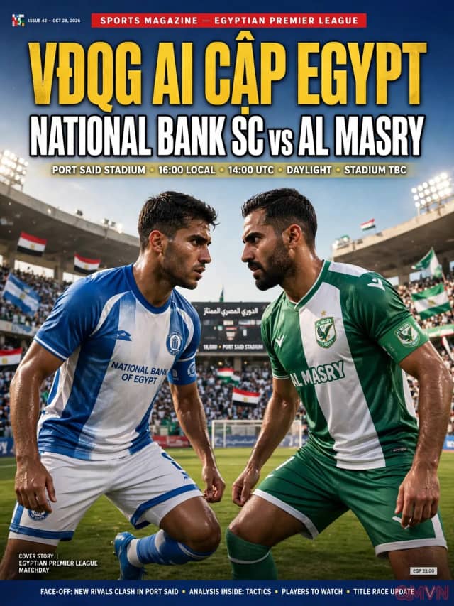 National Bank SC vs Al Masry: Cuộc đua điểm số tại vòng 8 VĐQG Ai Cập và phép thử bản lĩnh ở tuyến giữa