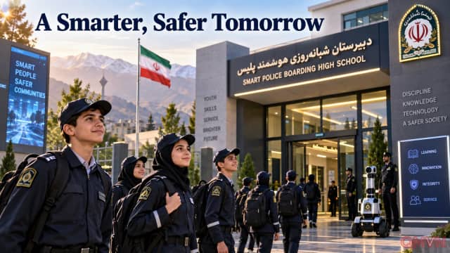 Iran mở trường trung học nội trú cảnh sát thông minh đầu tiên, đặt giáo dục vào chiến lược xây dựng lực lượng tương lai
