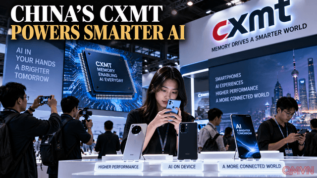 CXMT tăng thị phần bộ nhớ toàn cầu, tiến vào smartphone thế hệ mới và đối mặt thử thách trong cuộc đua AI