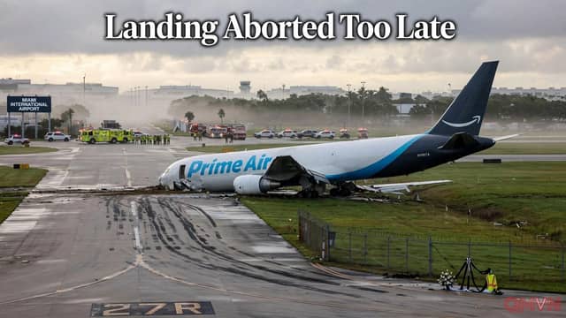 Thảm kịch tại Miami: Máy bay chở hàng Amazon trượt đường băng khiến 5 người thiệt mạng khi hạ cánh