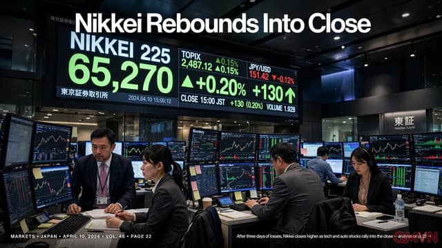Nikkei Nhật Bản tăng lại sau ba ngày giảm, được dẫn dắt bởi hợp đồng tương lai