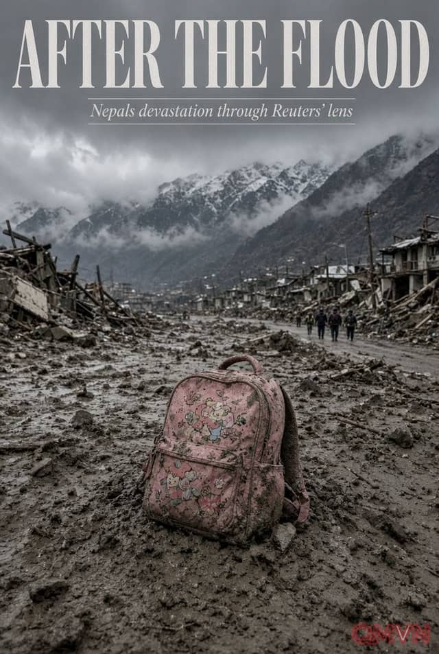 Ống kính phóng viên Reuters ghi lại nỗi đau và hy vọng giữa tàn tích trận lũ quét kinh hoàng tại Nepal