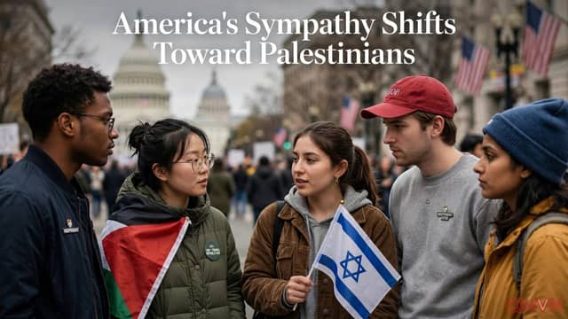 Thăm dò Mỹ lần đầu cho thấy 38 phần trăm ủng hộ Palestine vượt 35 phần trăm ủng hộ Israel