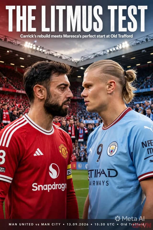 Manchester United đại chiến Manchester City: Old Trafford thử lửa tân binh huấn luyện Enzo Maresca trong derby thành Manchester