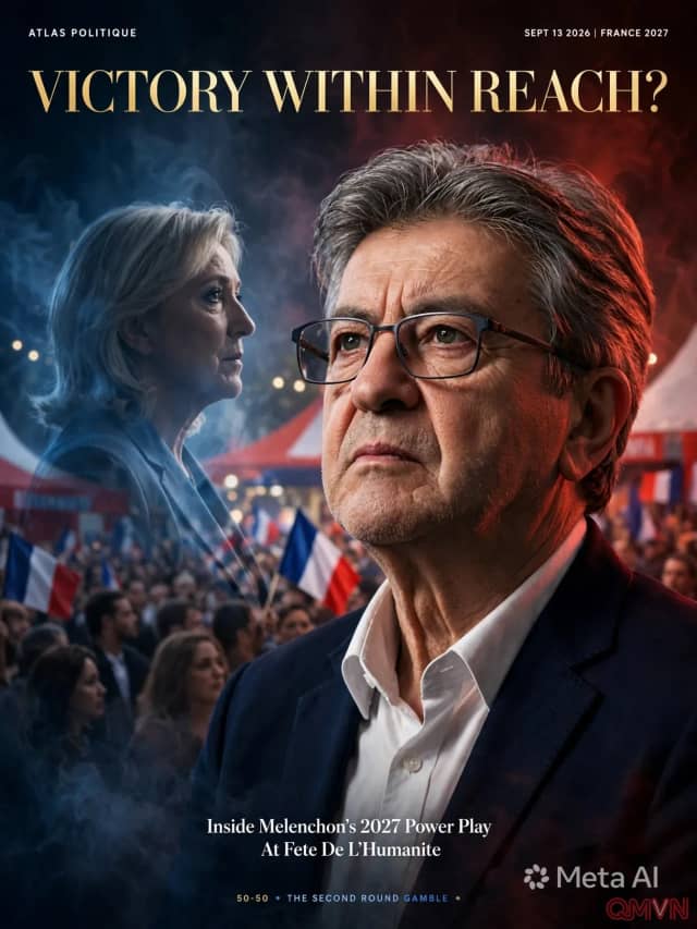 Tại Lễ hội Nhân đạo, ông Mélenchon gia tăng sức ép lên các lực lượng cánh tả trước bầu cử 2027