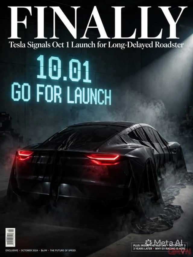 Tesla ấn định ngày 1 tháng 10 cho mẫu xe Roadster bị trì hoãn suốt gần một thập kỷ