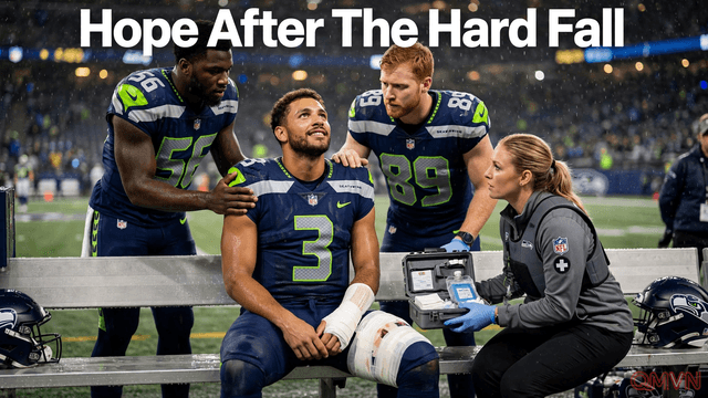 Mỹ nín thở khi Sam Darnold chấn thương hông nhưng tin vui đến và Seattle Seahawks vẫn kiên cường chiến đấu