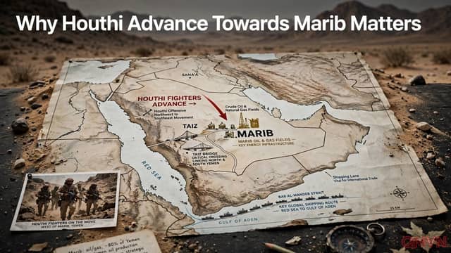 Vì sao cuộc tiến công của Houthi hướng tới Marib Taiz Yemen quan trọng