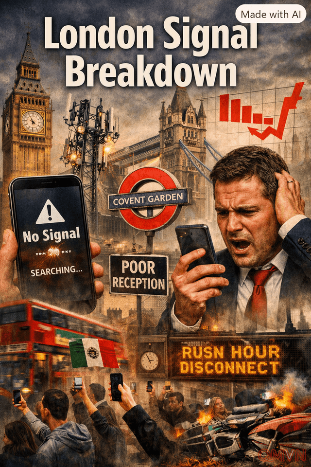 Vì Sao Tín Hiệu Điện Thoại Di Động Ở London Ngày Càng Yếu Dù Giữa Lòng Một Siêu Đô Thị Công Nghệ