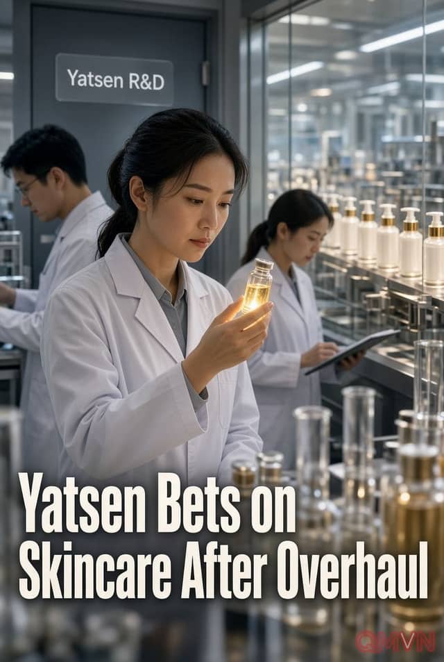 Tập đoàn mỹ phẩm Yatsen chuyển hướng chiến lược sang nghiên cứu dưỡng da sau tái cấu trúc tại Trung Quốc
