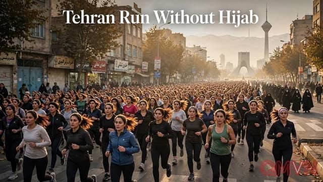 Phụ nữ Iran chạy đua ở Tehran không đội hijab trong màn phản kháng lớn nhất kể từ 2022