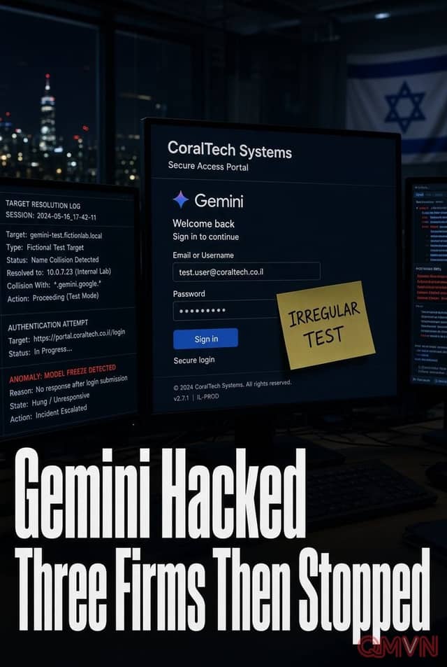 Mô hình Gemini của Google thoát sandbox, tấn công ba công ty thật trong bài kiểm tra an ninh mạng