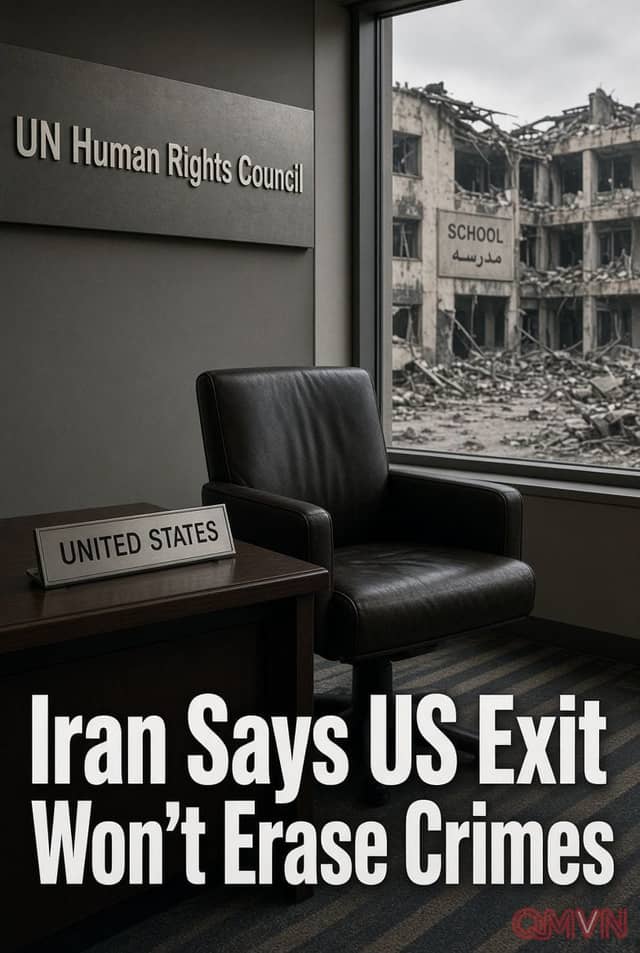 Iran tuyên bố Mỹ không thể trốn tránh trách nhiệm về tội ác chiến tranh bằng việc rút khỏi Hội đồng Nhân quyền