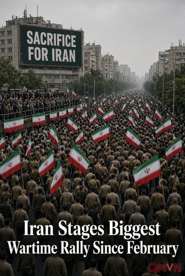Hàng trăm nghìn người Iran dự cuộc mít tinh do nhà nước tổ chức lớn nhất kể từ khi chiến tranh bắt đầu