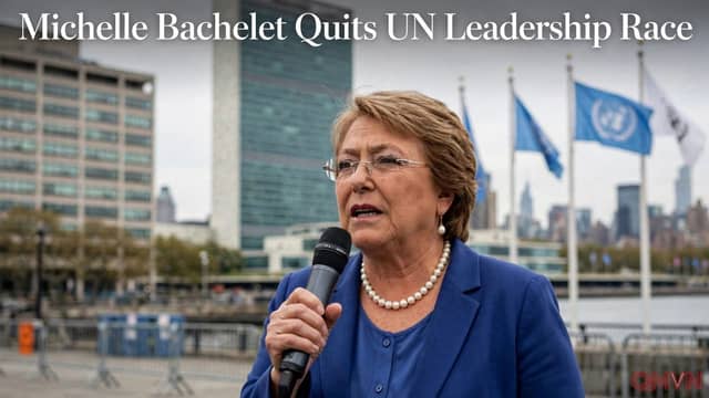 Michelle Bachelet rút khỏi cuộc đua tranh chức lãnh đạo Liên Hợp Quốc sau khi nhận được sự ủng hộ thấp trong các cuộc thăm dò dư luận