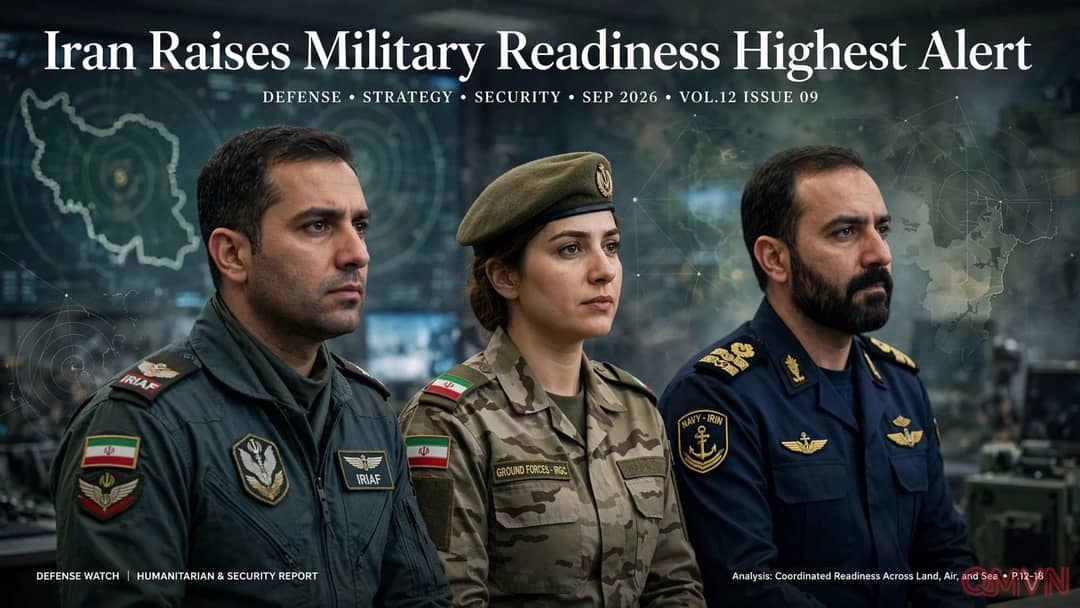 Iran nâng mức độ sẵn sàng quân sự lên mức cao nhất với kế hoạch đáp trả trên không trên bộ và trên biển