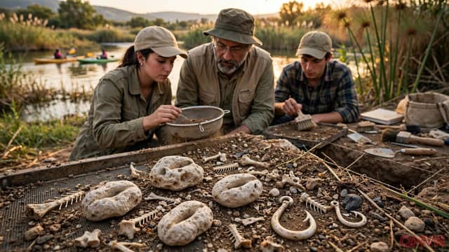 Không có giáo đường cổ, nhưng phát hiện dấu tích đánh cá bằng lưới 20.000 năm tuổi ở bờ sông Jordan miền Bắc Israel gây chấn động